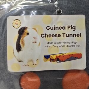 Guinea Pig Hideout Tunnel Washable Soft Tube Cheese Hole Design Indoor Cage Play